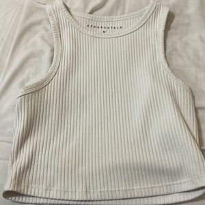 Ribbed Tank Top Crop Top